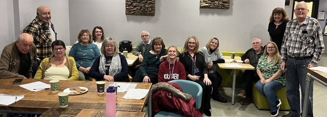 Group of patients providing feedback